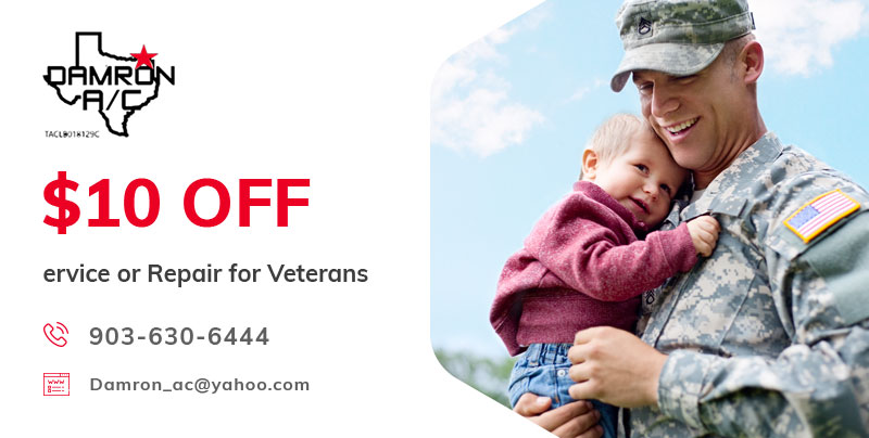 10% off Service or Repair for Veterans